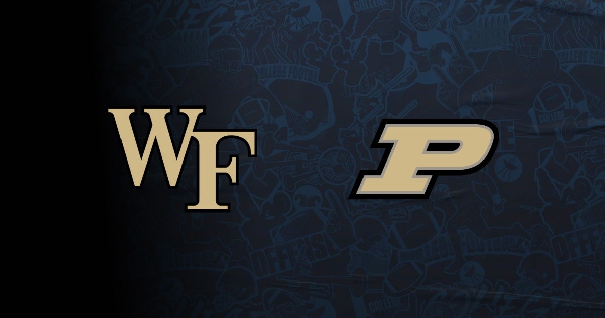 Wake Forest Demon Deacons vs Purdue Boilermakers on FOX One