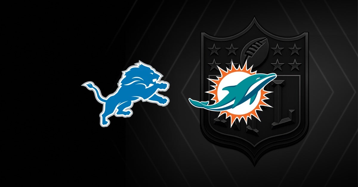 Detroit Lions vs Miami Dolphins on FOX One