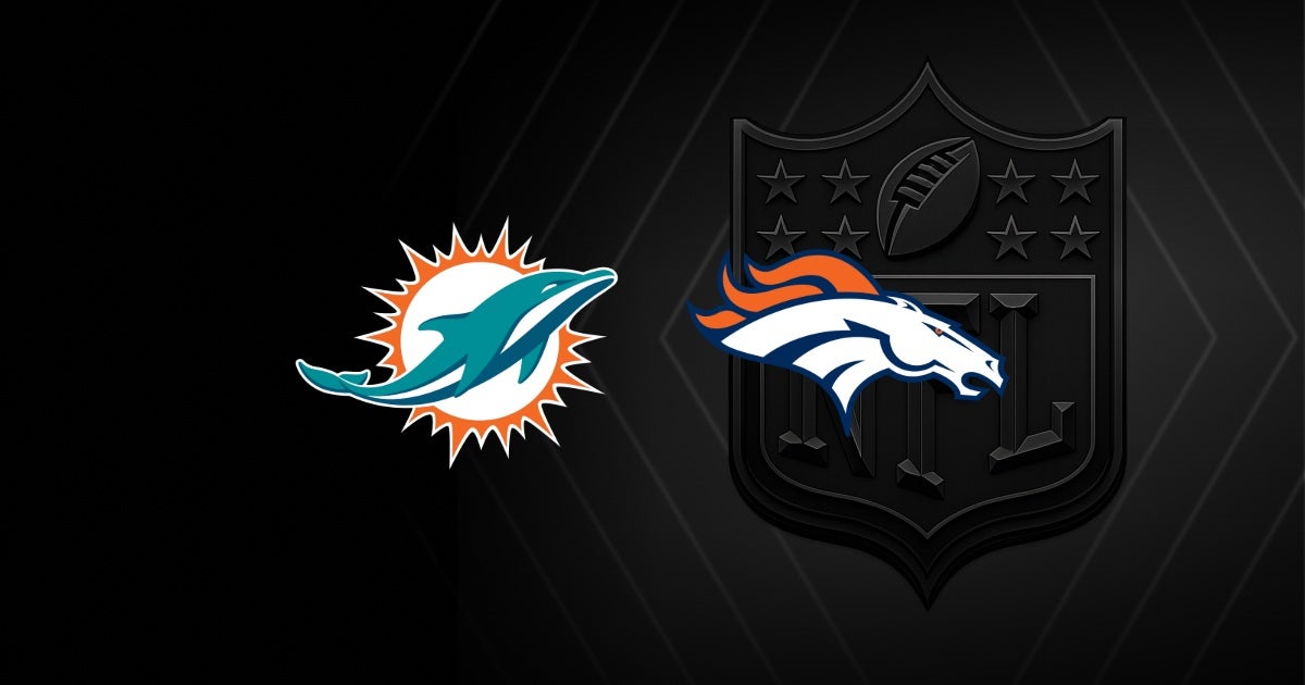 Miami Dolphins vs Denver Broncos on FOX One