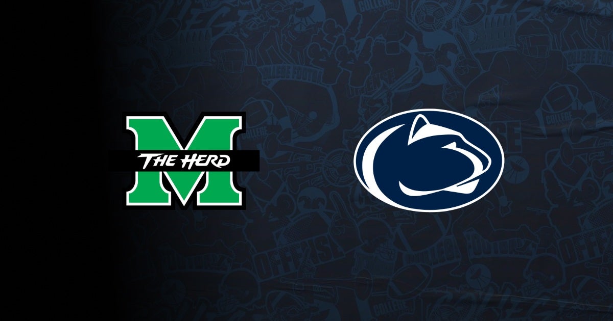Marshall Thundering Herd vs Penn State Nittany Lions on FOX One